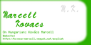 marcell kovacs business card